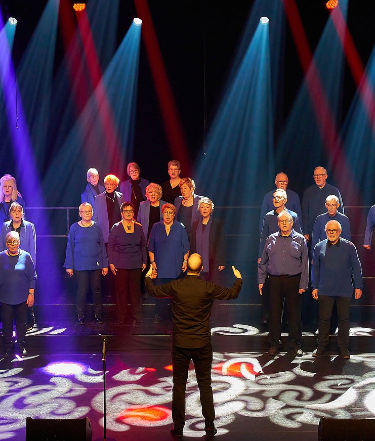 Koorzang bij Popkoor Alive