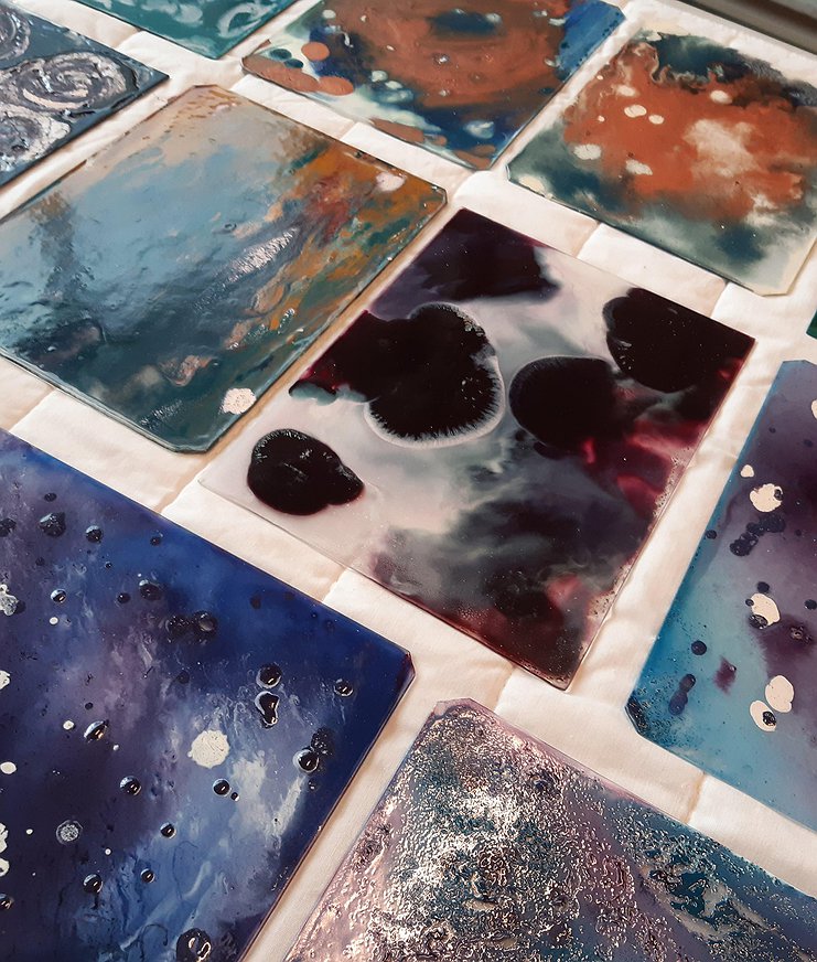 Workshop glas: giettechniek en glasverf