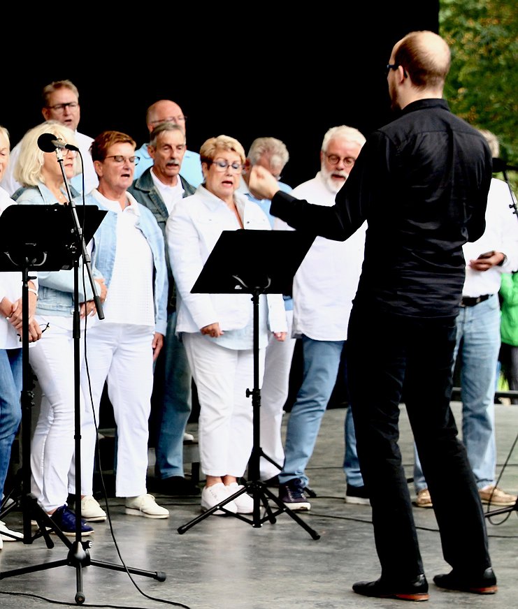 Koorzang bij Popkoor Alive
