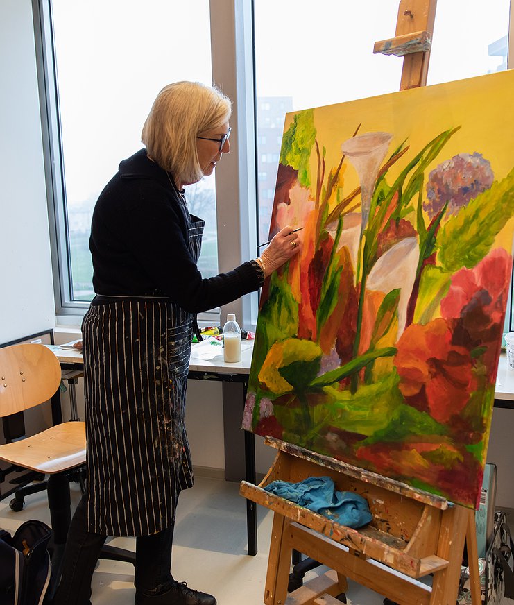 Schilderen acryl figuratief