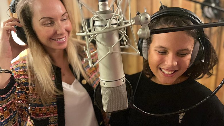 Sarah zingt kerstliedje ZangExpress